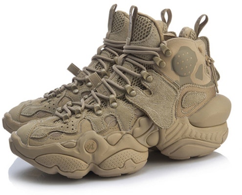 (Women) Li-Ning Reburn Ace Mid 'Khaki Brown' AGBP084-1 Lookbook (Women) Li-Ning Reburn Ace Mid 'Khaki Brown' AGBP084-1