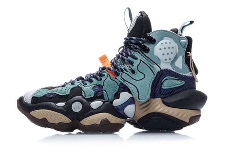 Buy (W) Li-Ning Reburn Ace Mid NYFW 'Hitam Hijau' AGBP084-4