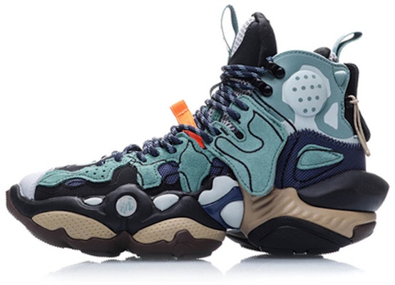 (Women) Li-Ning Reburn Ace Mid New York Fashion Week 'Black Green' AGBP084-4 Buy (Women) Li-Ning Reburn Ace Mid New York Fashion Week 'Black Green' AGBP084-4