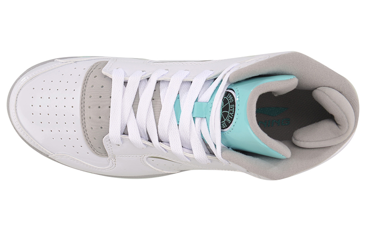 Lookbook (W) Li-Ning Retro 90 II 'Putih Biru' sepatu klasik ABCM006-3