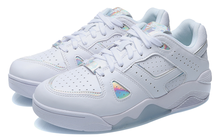 Lookbook (W) Li-Ning Retro 90s Low 'Putih Reflektif' AGBR018-3