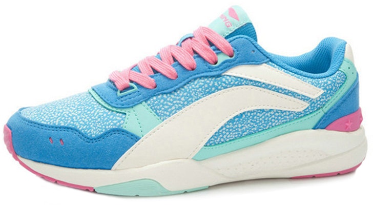 (W) Li-Ning Retro 'Biru Putih Merah Jambu' ALCK074-6 Lookbook (W) Li-Ning Retro 'Biru Putih Merah Jambu' ALCK074-6