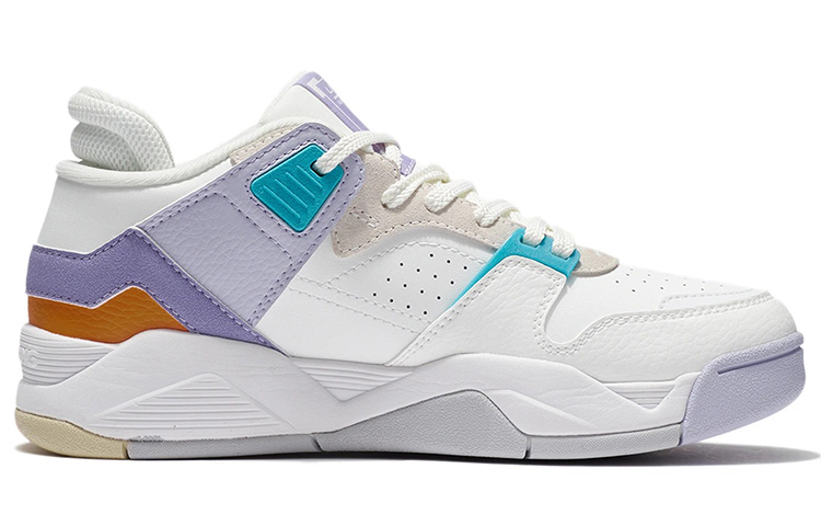 (W) Li-Ning Retro Basketball Shoes 'White Multi' 圖 2