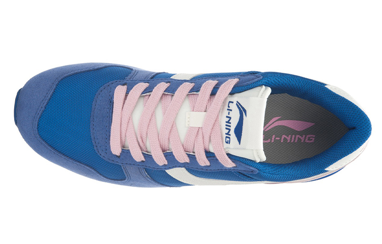 Lookbook (W) Li-Ning Retro Casual Running 'Azul Morado Rosa' ALCJ016-9