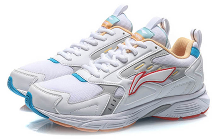 Lookbook (W) Li-Ning Retro Running 'Putih Biru Muda' ARLQ012-1
