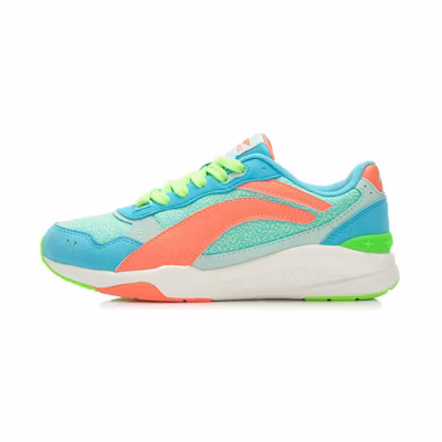 (W) Li-Ning Retro Running Low 'Green Blue Orange'