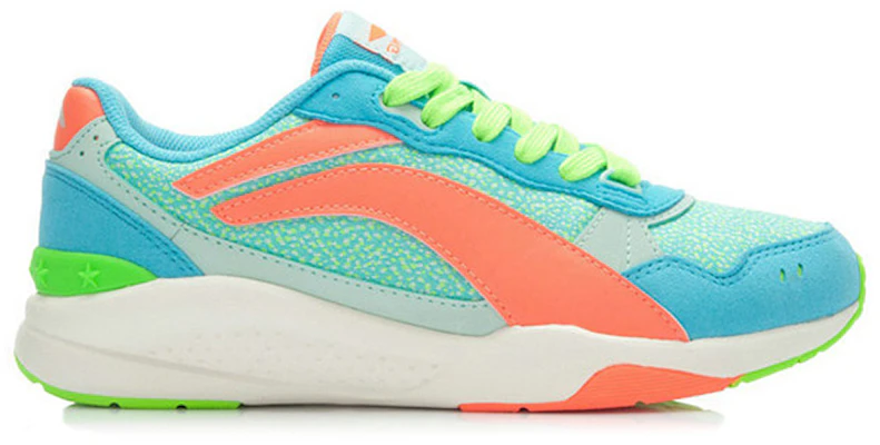 (W) Li-Ning Retro Running Low ''Verde Blu Arancione'' ALCK074-5 Order (W) Li-Ning Retro Running Low ''Verde Blu Arancione'' ALCK074-5