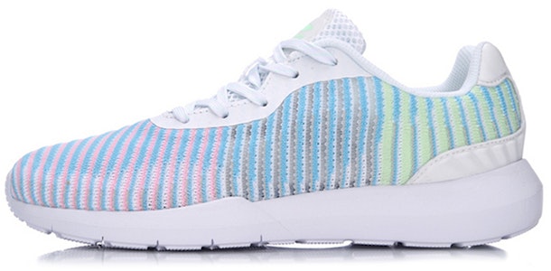 (W) 李宁复古跑鞋 '极光白蓝绿' AGCM042-1 Buy (W) 李宁复古跑鞋 '极光白蓝绿' AGCM042-1