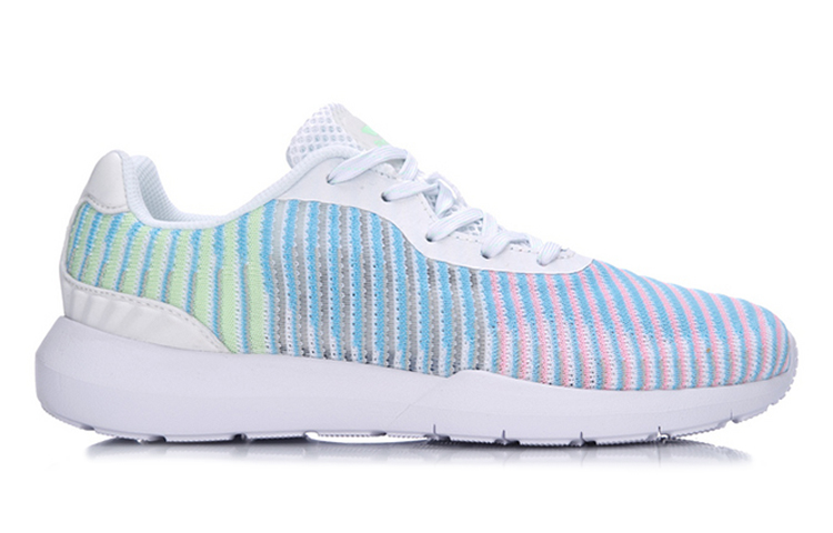 Order (W) Zapatillas Retro Li-Ning Running 'Aurora Blanco Azul Verde' AGCM042-1