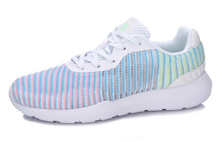 Lookbook (W) Zapatillas Retro Li-Ning Running 'Aurora Blanco Azul Verde' AGCM042-1