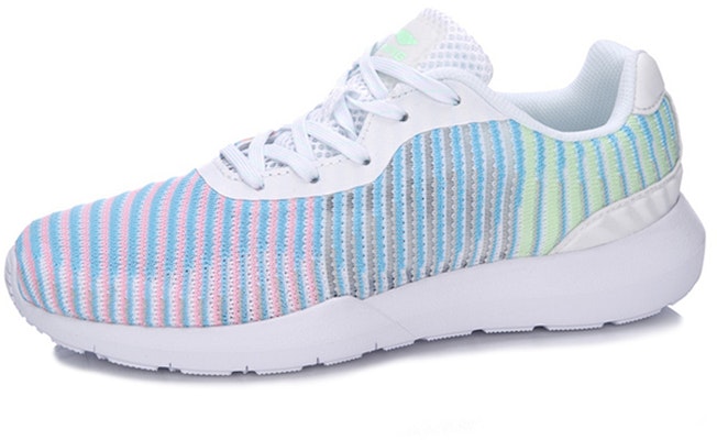 (Women) Li-Ning Retro Running Shoes 'Aurora White Blue Green' AGCM042-1 Lookbook (Women) Li-Ning Retro Running Shoes 'Aurora White Blue Green' AGCM042-1