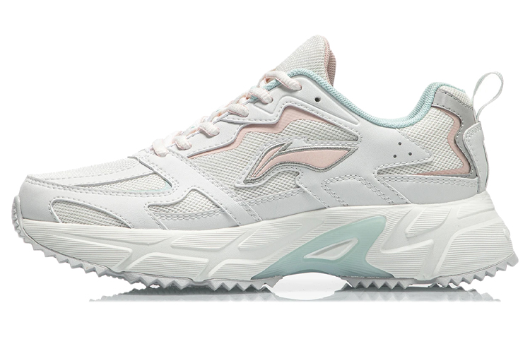 (Women) Li-Ning Retro Running Shoes 'White Pink' ARLQ004-5