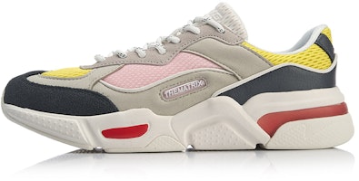 (Women) Li-Ning Reverses Classical Light Leisure Low 'Grey Yellow' AGCN382-1 (Women) Li-Ning Reverses Classical Light Leisure Low 'Grey Yellow' AGCN382-1