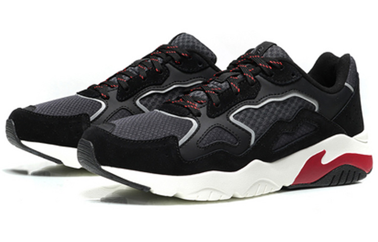 Lookbook (W) Li-Ning Reverses Classical Light Leisure Low ''Nero Bianco'' AGCN378-4