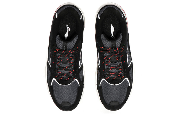 Shop (W) Li-Ning Reverses Classical Light Leisure Low ''Nero Bianco'' AGCN378-4