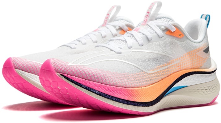 (Women) Li-Ning Rouge Rabbit 7 Pro 'White Pink Orange' ARPU002-5 Lookbook (Women) Li-Ning Rouge Rabbit 7 Pro 'White Pink Orange' ARPU002-5