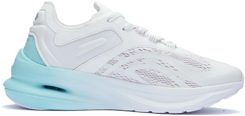 LiNing李寧 慢跑 減震反光回彈 低幫 跑步鞋 女款 白藍色 Order LiNing李寧 慢跑 減震反光回彈 低幫 跑步鞋 女款 白藍色