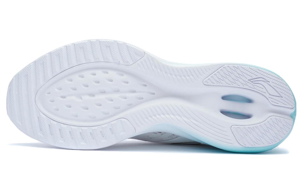 Lookbook LiNing李寧 慢跑 減震反光回彈 低幫 跑步鞋 女款 白藍色