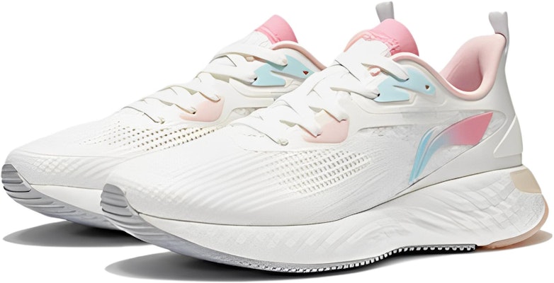 (Women) Li-Ning Running 'White Soft Blue' ARSS018-4 Lookbook (Women) Li-Ning Running 'White Soft Blue' ARSS018-4