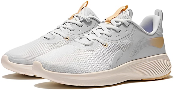 (W) Li-Ning Sepatu Lari Rendah 'Abu-abu Jeruk' ARSS028-3 Lookbook (W) Li-Ning Sepatu Lari Rendah 'Abu-abu Jeruk' ARSS028-3