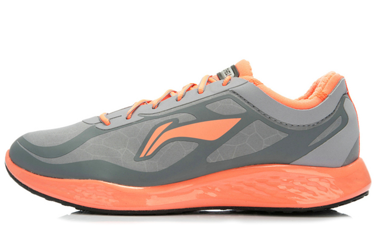 Buy (W) Li-Ning Sepatu Lari Low 'Oranye Abu-abu' ARHJ048-5