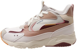 (Women) Li-Ning Running Mid-Top 'Brown Grey Red' AGCQ248-3 (Women) Li-Ning Running Mid-Top 'Brown Grey Red' AGCQ248-3