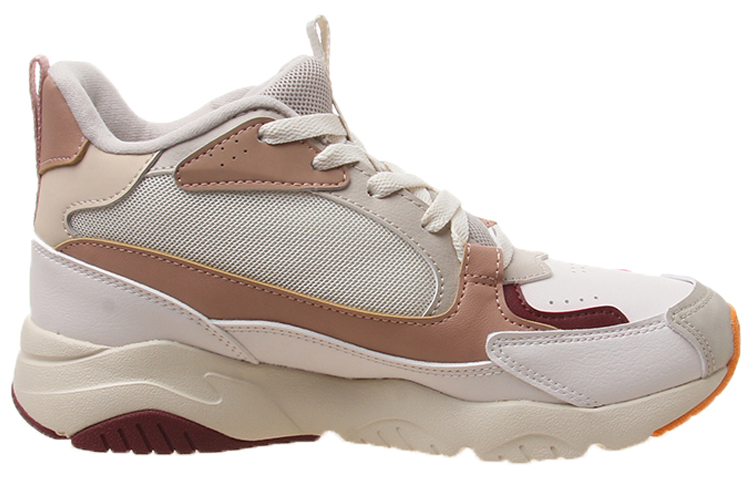 Order (W) 李寧ランニングミッドトップ「ブラウン/グレー/レッド」 AGCQ248-3