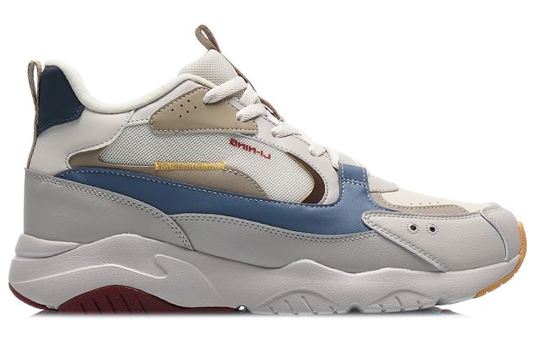 Order (W) 李宁中帮跑鞋"灰蓝舒适" AGCQ248-1