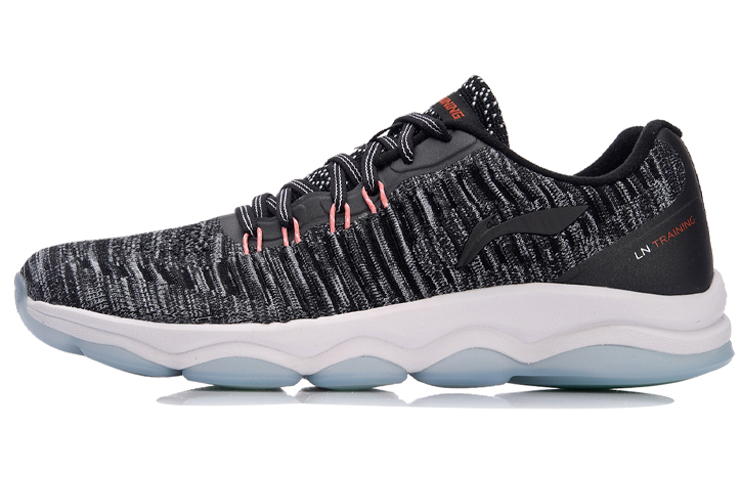 (W) Li-Ning Running Shoes 'Black Grey'
