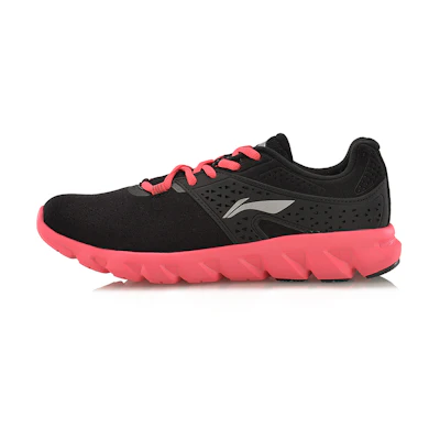 (W) Li-Ning Running Shoes 'Black Pink'