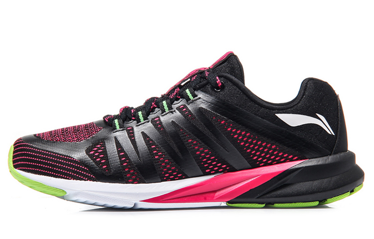 Buy (W) Sepatu Lari Li-Ning 'Hitam Merah' ARHM016-3