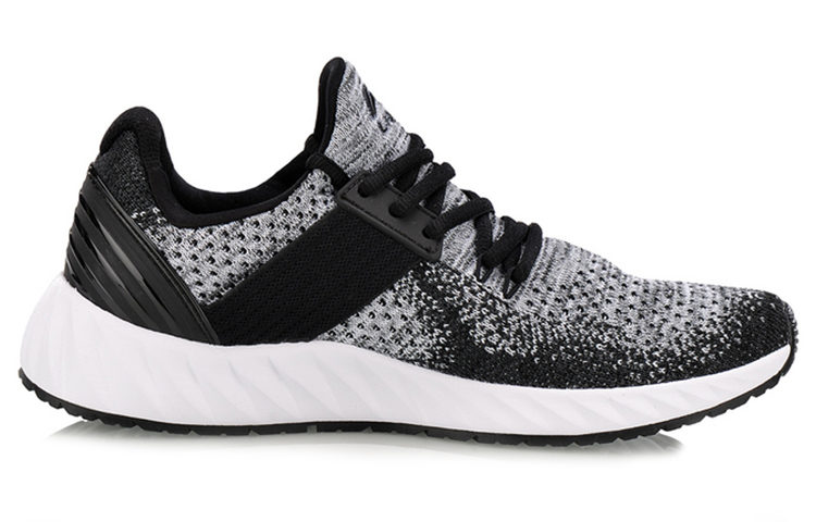 (W) Li-Ning Running Shoes 'Black White' 圖 2