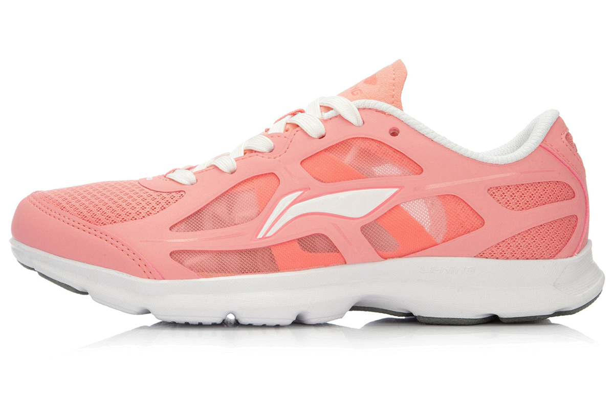 (W) Li-Ning Running Shoes 'Pink White'