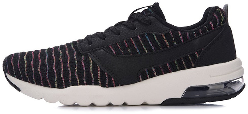 李寧 半掌氣墊 一體織 透氣 低筒 跑步鞋 女款 黑色 Buy 李寧 半掌氣墊 一體織 透氣 低筒 跑步鞋 女款 黑色