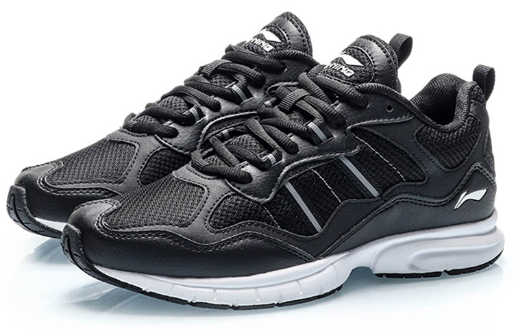 Lookbook (W) Li-Ning Kasut Lari Rendah 'Hitam Ringan Bertapak Empuk' ARBP064-1