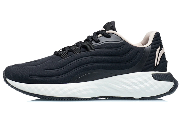 Buy (W) Sepatu Lari Li-Ning Low 'Hitam Penyerap Kejut dan Pantulan' ARSR038-1