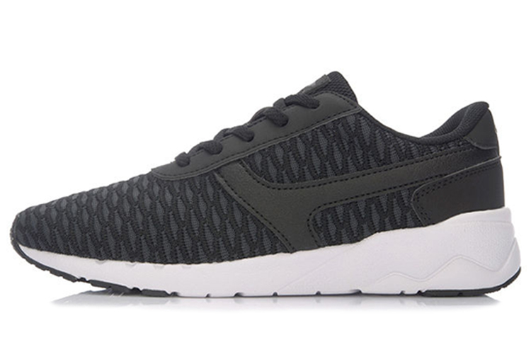 Buy (W) Zapatillas Li-Ning Running Low 'Negro Blanco Gris' ARCM008-1