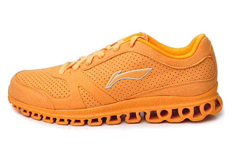 (Women) Li-Ning Running Shoes Low 'Shock-Absorbing Yellow' ARHG026-5