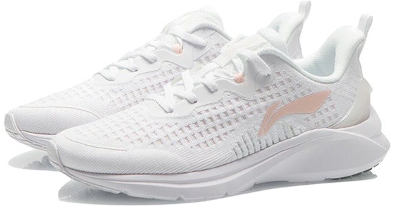 LiNing李寧 輕便透氣 低筒 跑步鞋 女款 白色 休閒 Lookbook LiNing李寧 輕便透氣 低筒 跑步鞋 女款 白色 休閒