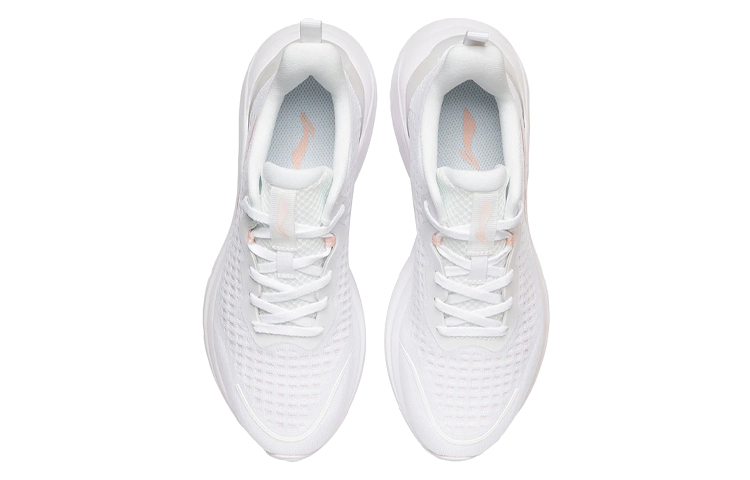 Shop LiNing李寧 輕便透氣 低筒 跑步鞋 女款 白色 休閒