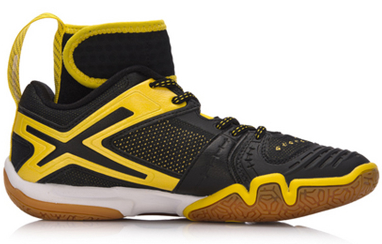 Order (W) Li-Ning Saga Hi ''Zwart Geel'' AYAM004-2