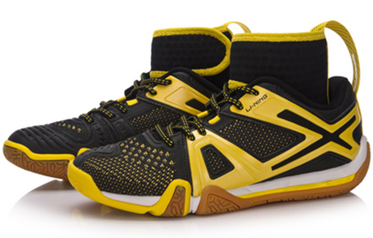 Lookbook (W) Li-Ning Saga Hi ''Zwart Geel'' AYAM004-2