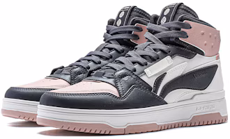 Shop (Women) Li-Ning San Yuan 2.0 High 'Dark Blue Pink' AGCT346-5