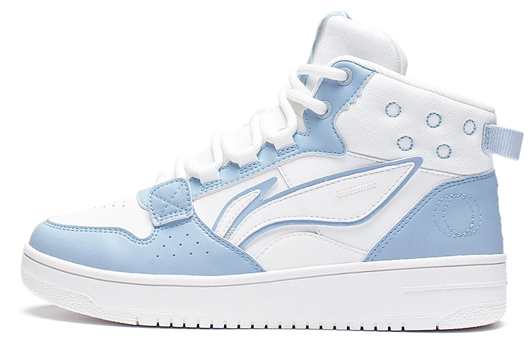 (Women) Li-Ning San Yuan High 3M 'White Baby Blue' AGCS242-3