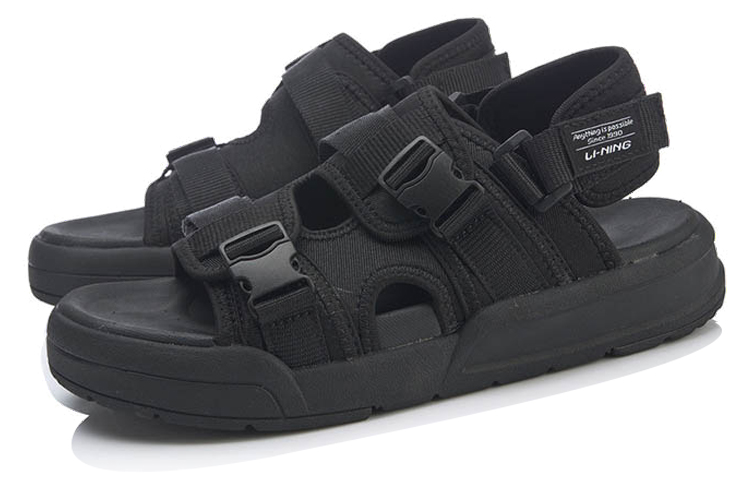Lookbook (Women) Li-Ning Sandals 'Black Coca-Cola' AGUP002-1