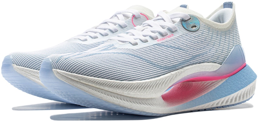 (Women) Li-Ning Shadow 2.0 Essential 'White Blue' ARRU004-1 Lookbook (Women) Li-Ning Shadow 2.0 Essential 'White Blue' ARRU004-1