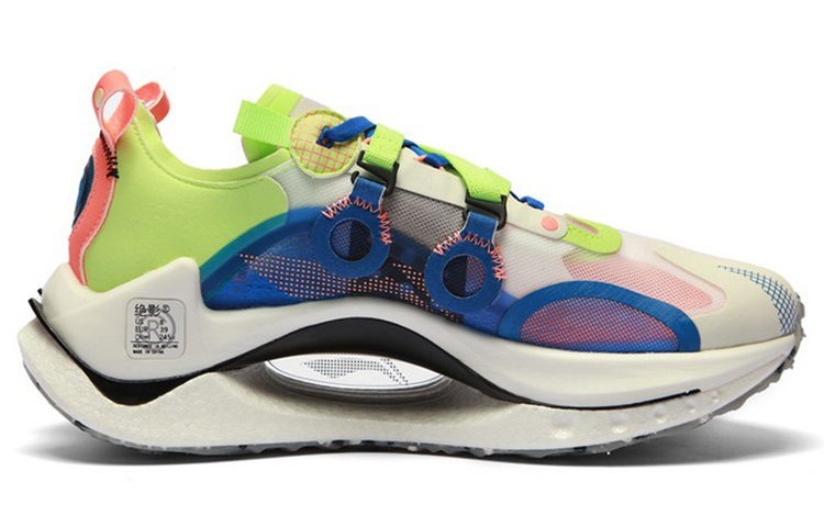 Order (W) 李宁Shadow CRC低帮'反光白蓝绿' AZGS022-3
