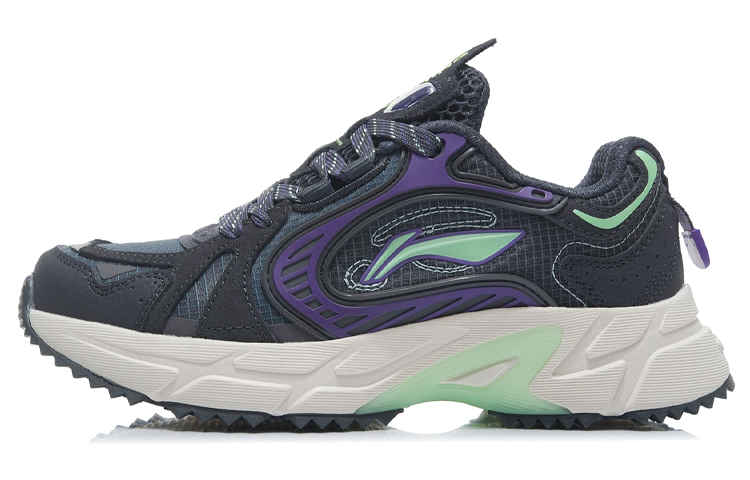 (Women) Li-Ning Shiguang 'Dark Grey Purple' ARLR012-3