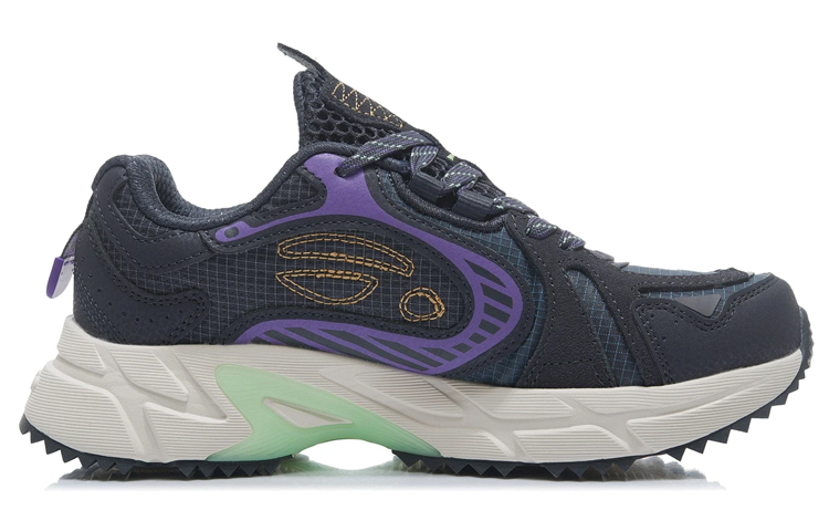 Order (W) Li-Ning Shiguang ''Dunkelgrau Lila'' ARLR012-3
