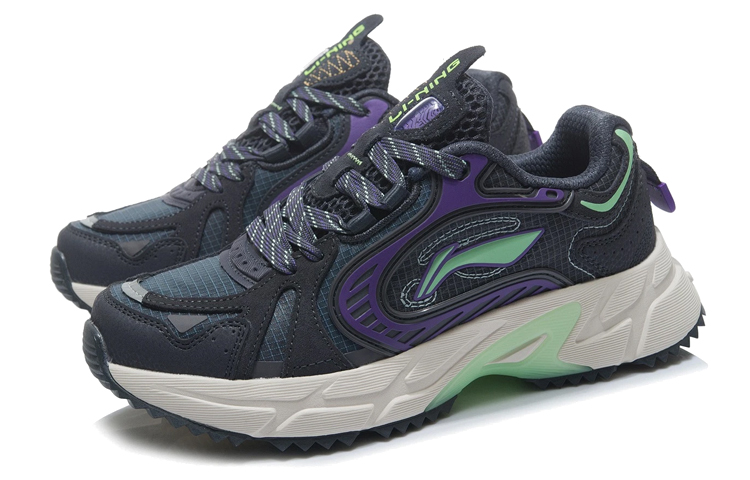 Lookbook (W) Li-Ning Shiguang ''Dunkelgrau Lila'' ARLR012-3